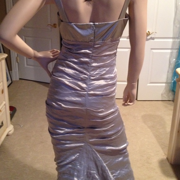 Nicole Miller ruched gown REDUCED!! - Picture 3 of 4